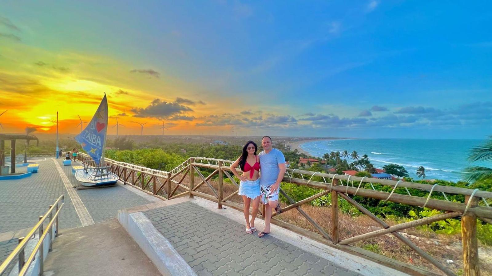 Apartamento em Taiba-CE com vista para o mar Taíba Exterior foto